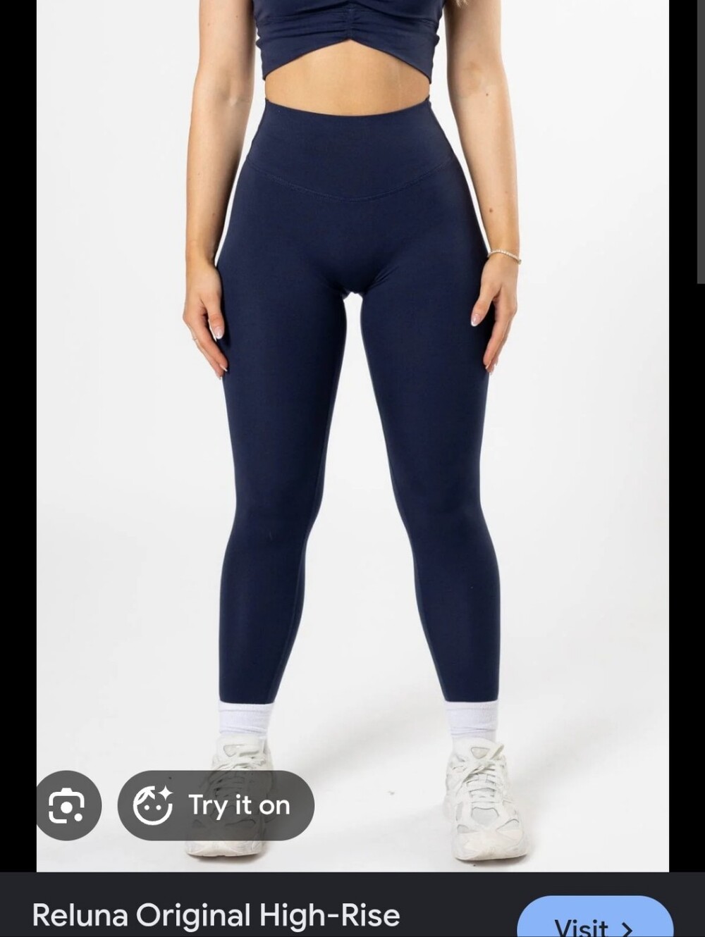 High-Rise Black Seamless Leggings Reluna Paragon